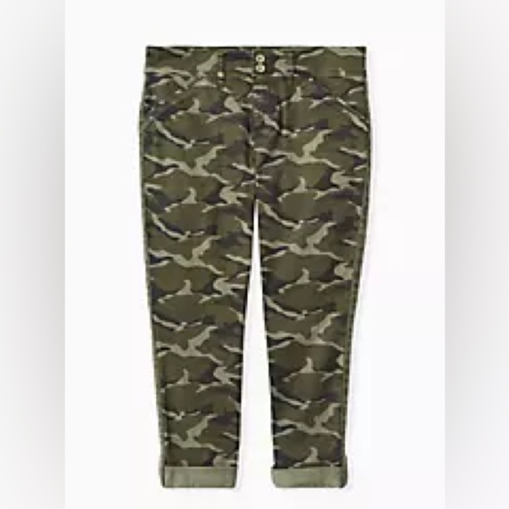 Torrid Crop Twill Military Pant - Camo